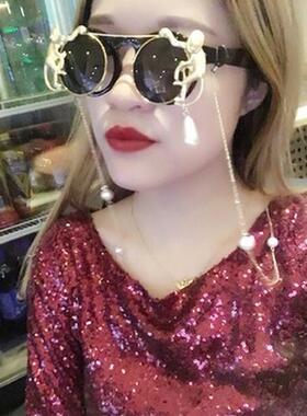 时尚新款DNQUEEN珍珠女太阳眼镜