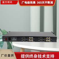 4-Way SDI HD Live encoder 3GSDI TV transmitter LAN Film Conference RTMP Push Stream