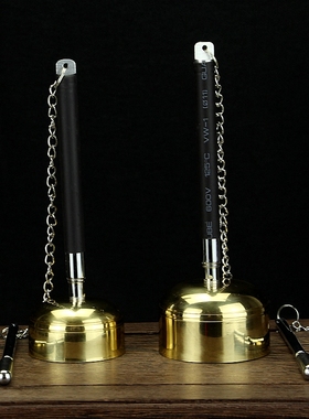 纯铜伸缩引庆大小号佛堂中式摆件