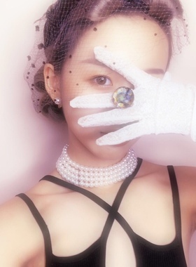 礼服配饰短款白色吴宣仪珍珠项链