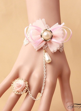 舞台表演蕾丝复古宫廷风大项链