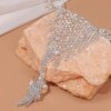 Rhinestone bracelet ring integrated bracelet retro