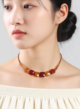 甲状腺术后遮挡项链脖子遮疤神器锁骨链珍珠颈链日常百搭颈部遮盖