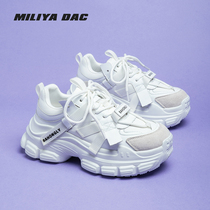 Japans original accommodation 2023 new net red little crowdsourced old daddy shoes ins Chauts white 100 hitch to raise thick bottom sneakers