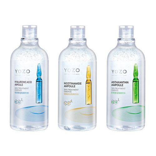 YOZO悠纪玻尿酸原液烟酰胺安瓶精华水保湿补水湿敷爽肤柔肤大瓶水 - 图3