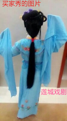 古装发虞姬头饰头套古装假发女京剧越剧舞台演出用品古代小姐发饰