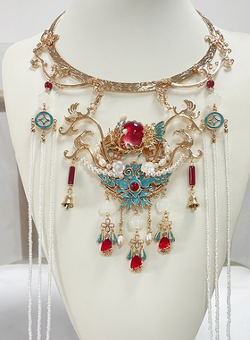 怀瑾稷原创璎珞项圈女汉服配饰