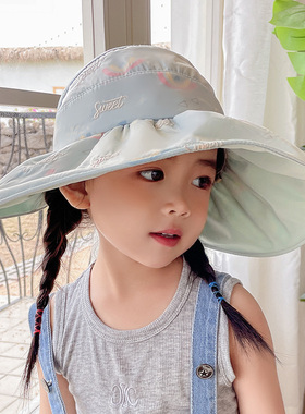儿童帽子宝宝大檐夏季户外