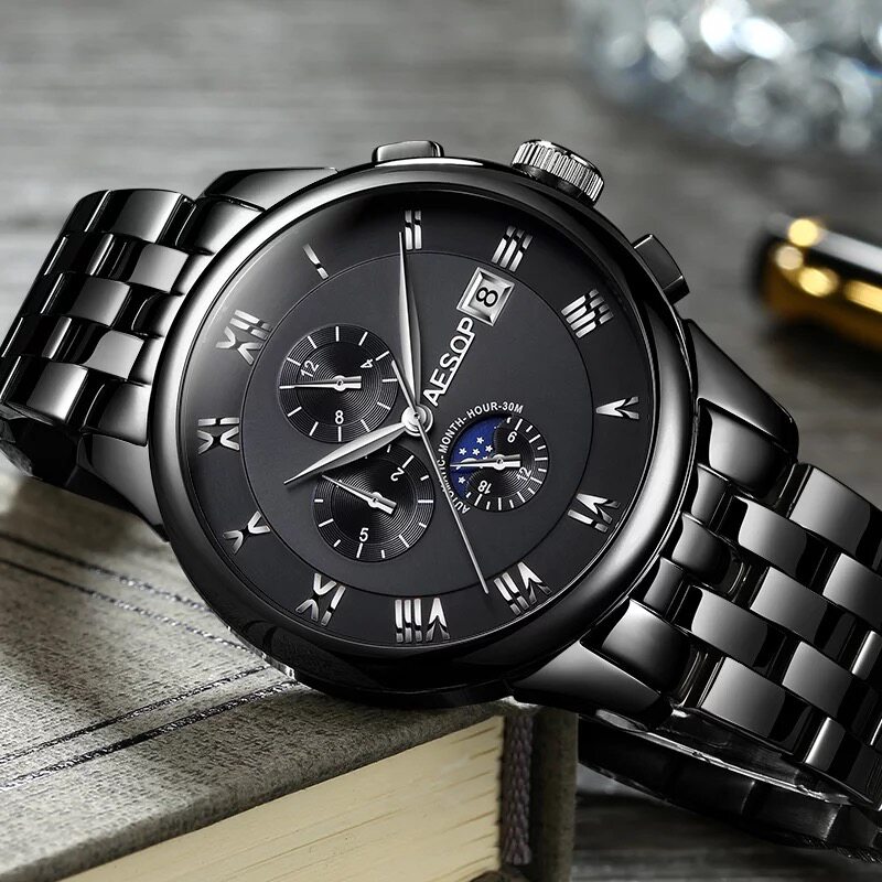 2019新款伊索正品时尚男士全男表 aesop利沃国产腕表