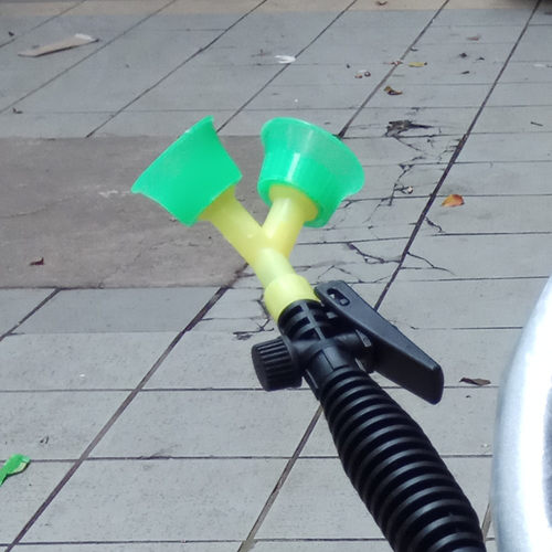 验厂实验室新款洗眼器双便携式移动式压力式双口喷雾式喷头喷嘴 - 图0