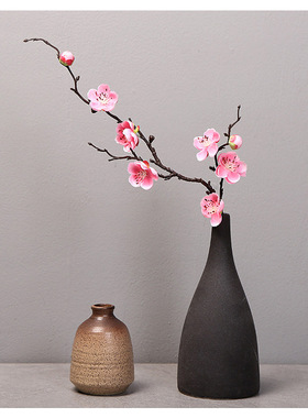 拍照道具中式家居客厅餐桌梅花枝