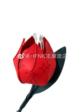 Louis Vuitton LV 22FW 老花 玫瑰花 钥匙扣 挂件 MP3388