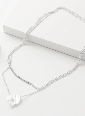 一枝橘松本惠奈同款双层项链