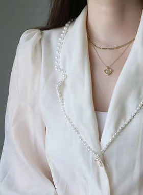 造物吊坠项链双层叠戴