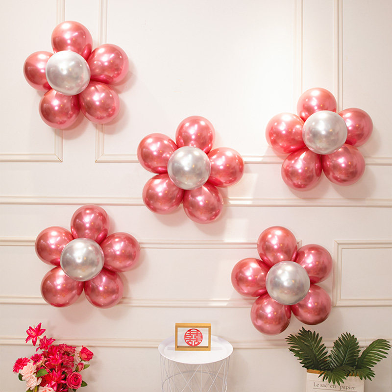 国庆节周年庆开业求结婚气球花朵婚房商场墙装饰生日氛围场景布置,淘宝优惠券,粉丝福利购,淘宝优惠卷