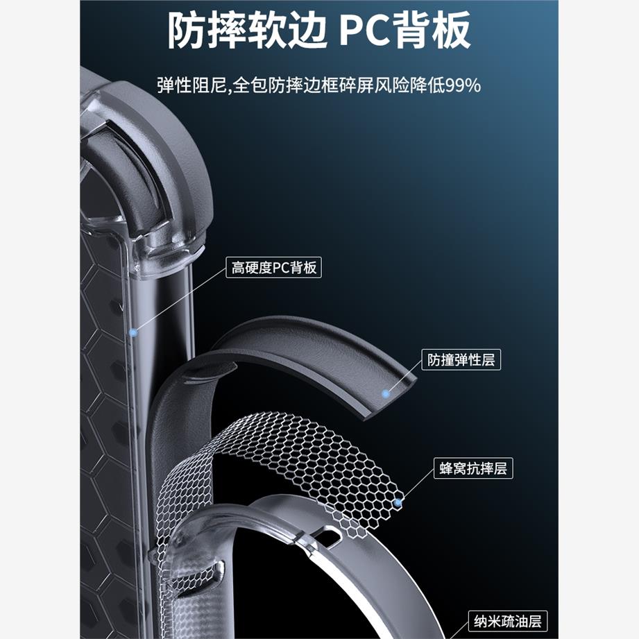 oppok11x手机壳oppo透明K11x保护5G硅胶套PHF110气囊全包防摔opk软壳opook男opopk女x5g新款0pp0散热oppophf-图3