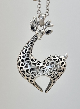 欧美复古饰品轻奢时尚高级感小众设计项链长款秋冬女士毛衣链配饰