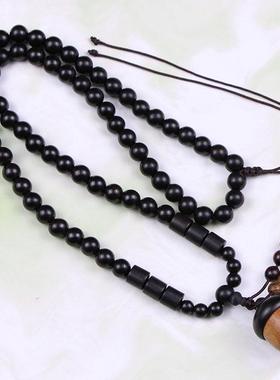 木质雕刻橡果吊坠毛衣链