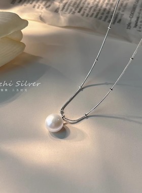 项链女2025新款珍珠秋冬毛衣链