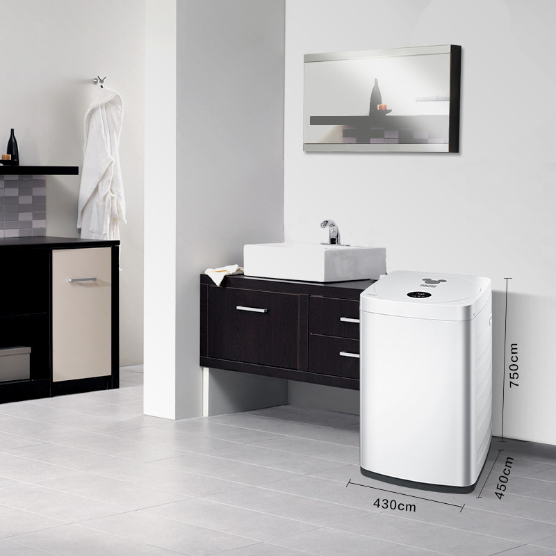 美的3公斤kg家用婴儿全自动洗衣机 midea美的鑫客洗衣机