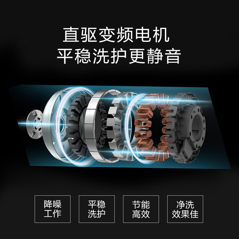 美的10kg公斤全自动家用波轮洗衣机 美的理想云创洗衣机