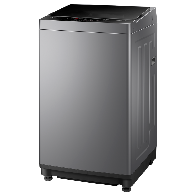 美的洗衣机8公斤KG全自动波轮大容量随心洗家用租房节能MB80V33B - 图0