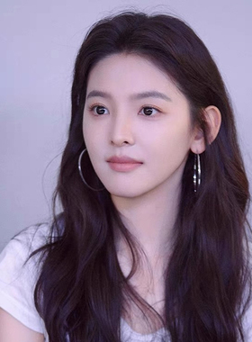 难哄章若楠同款大耳圈圆圈素圈夸张气质耳饰女耳环显脸小耳钉银针