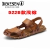 Dép Dexon nam giải phóng mặt bằng mùa hè đặc biệt cung cấp dép da bình thường giày bãi biển da trượt mã bị hỏng dép và dép - Sandal