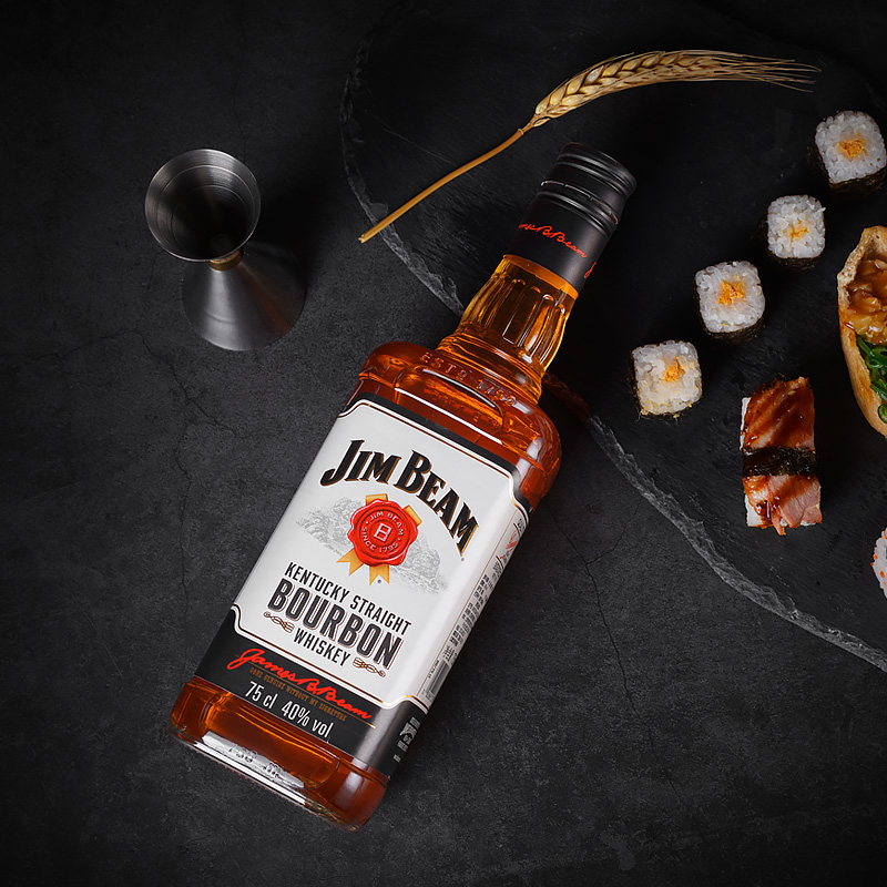 Jim Beam 金宾波本威士忌可乐桶白占边威士忌750ml美国进口洋酒 - 图2