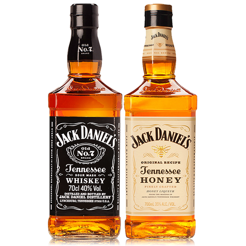 御玖轩  JackDaniel`s 杰克丹尼/蜂蜜/苹果威士忌洋酒组合700ml*2 - 图3