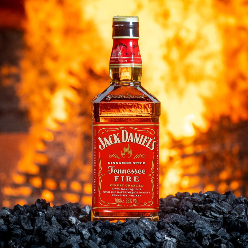 御玖轩 美国进口洋酒 JackDaniels杰克丹尼火焰威士忌700ml - 图2