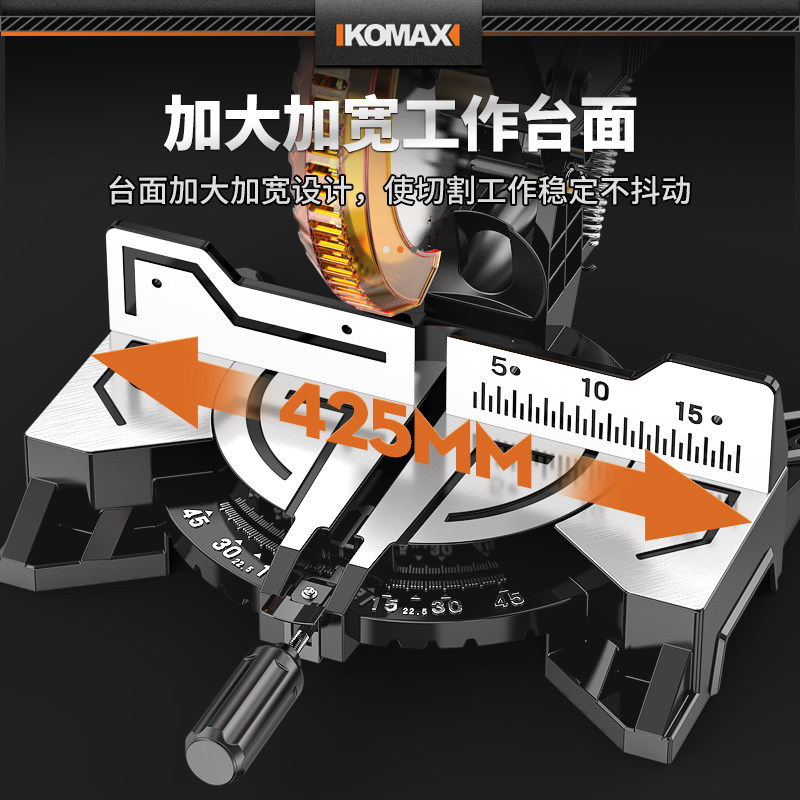 锯铝机铝材木材45度铝合金型材角锯 科麦斯界铝机