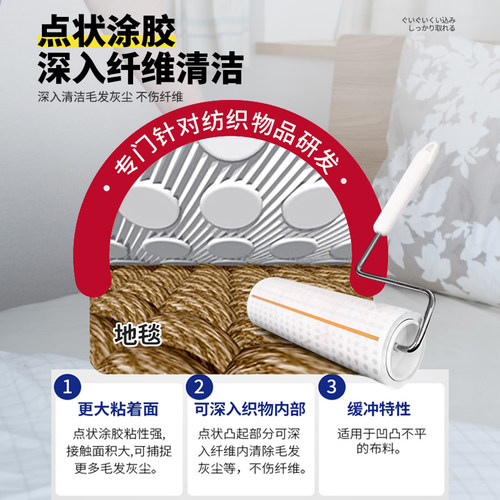 日本Nitto colocolo宠物粘毛器养猫专用滚筒替换卷纸滚刷强力神器 - 图1