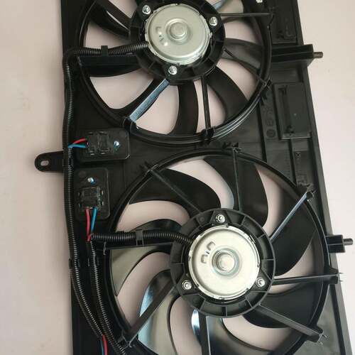 众泰T300 T500电子扇水箱散热器电子扇总成双扇全新原厂 - 图0