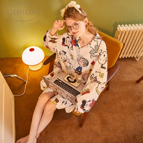 Пижама, шелковая осенняя юбка, милый лонгслив