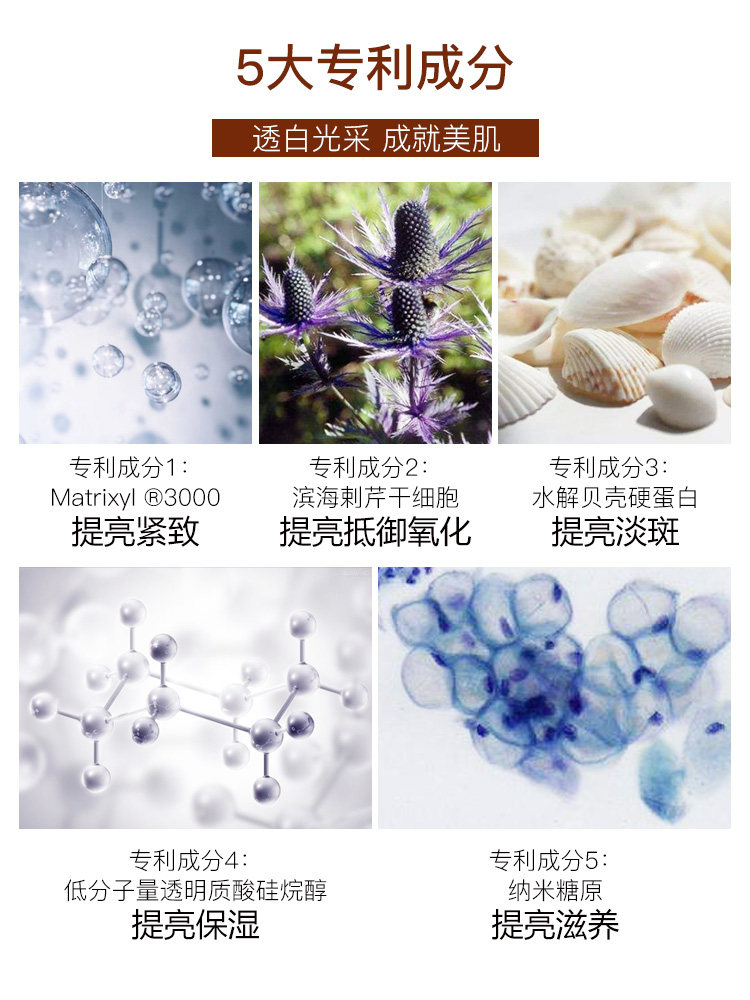 柏氏烟酰胺精华水乳液面霜女洁面乳 妤媛化妆品面部护理套装