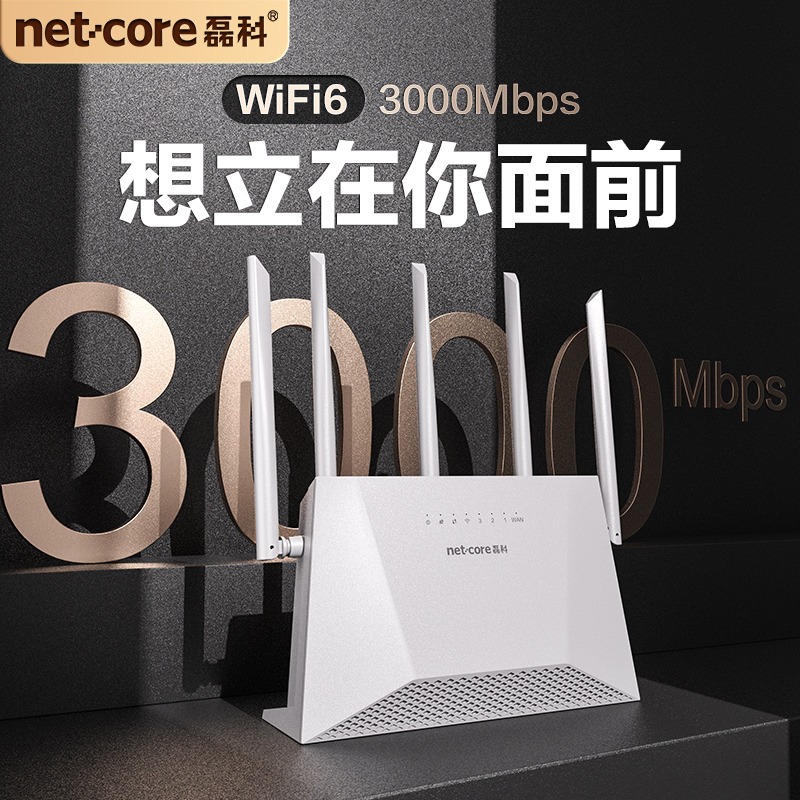 磊科AX3000M全千兆端口无线路由器双频wifi6家用高速穿墙王N30增强大功率5g全屋覆盖光纤宽带宿舍大户型漏油 - 图1