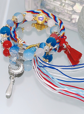 崩铁同人手链星穹饮月君叠戴手串手链星铁镜流手绳成品二次元饰品