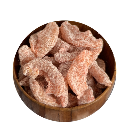 盐津桃肉 桃干桃肉条 酸甜咸软糯微辣果脯凉果蜜饯散装休闲食品 - 图3