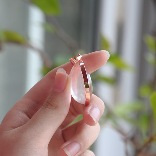 【7A全净无暇级】天然芙蓉石吊坠送项链旺财旺姻缘星光粉水晶宝石 - 图2