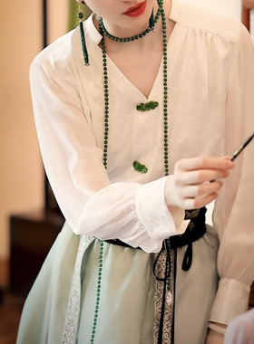 寻她天然玛瑙圆珠女项链