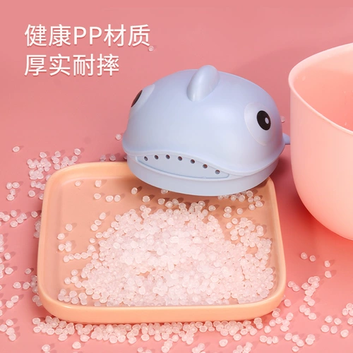 Детская пластиковая ложка для мытья головы, детское средство детской гигиены, банный ковш, увеличенная толщина