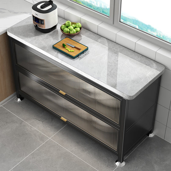 Extended 1.2m cabinet for kitchen vegetable cutting