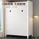 40cm high 6-layer white extra-large capacity storage cabinet
