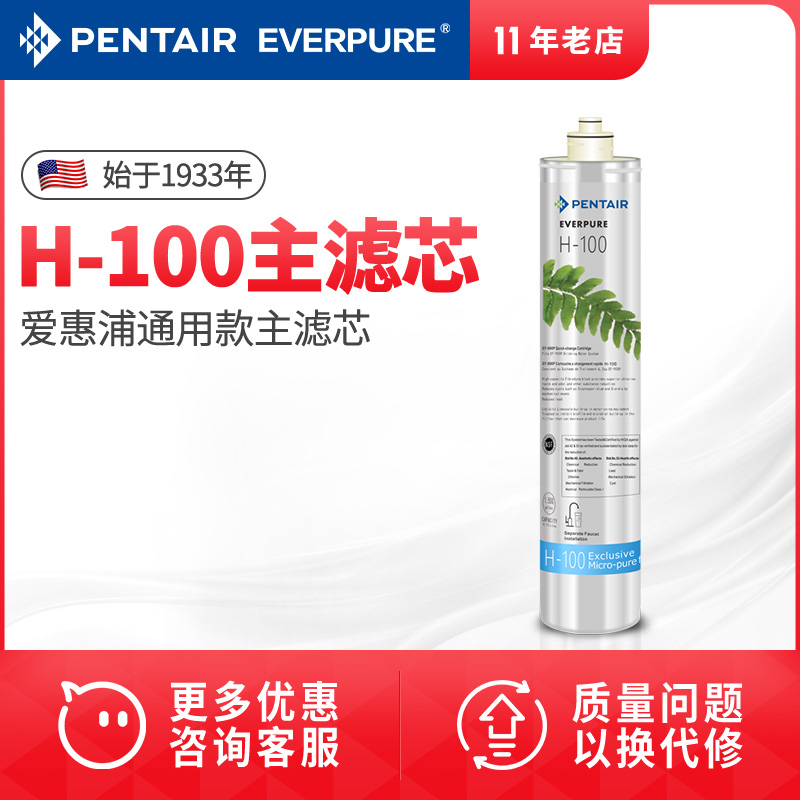 濱特爾愛惠浦活性炭主濾芯淨水器套裝通用耗材配件濾芯H-100