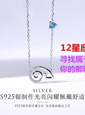 双鱼座双子座狮子座天蝎座项链女