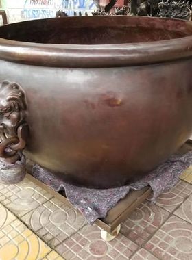 水缸仿古风纯铜工艺品