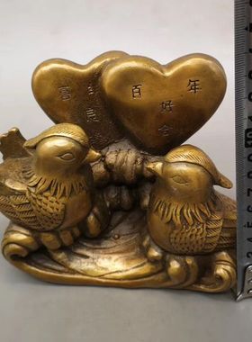 荣华富贵黄铜客厅姻缘结婚礼品