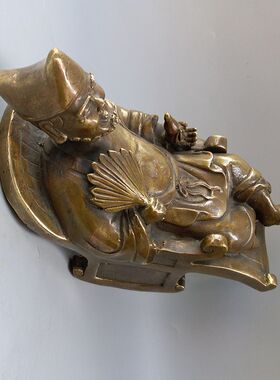 荣华富贵佛像降龙罗汉桌面摆件