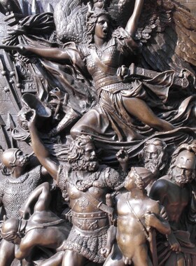 马赛曲欧式风巴黎凯旋门铜雕塑